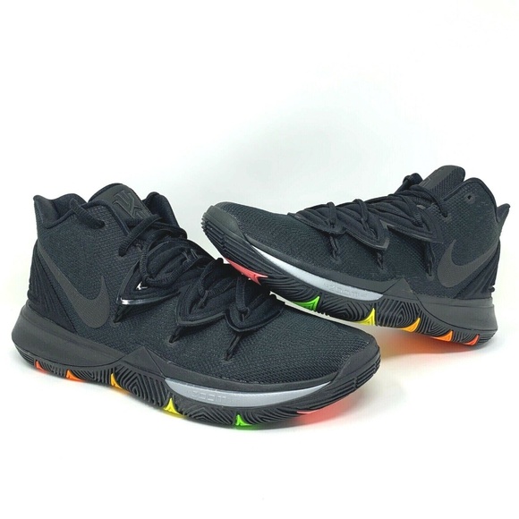 kyrie 5 triple black rainbow